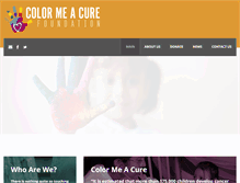 Tablet Screenshot of colormeacure.org